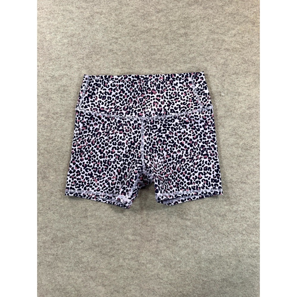all in Motion Athletic Shorts Womens XL Multicolor Leopard Print Stretch Workout